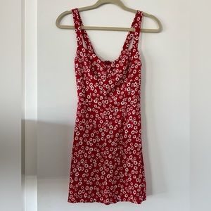 Reformation floral mini dress